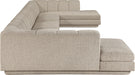 Modari - Sectional - Beige - Stylish Home Furniture