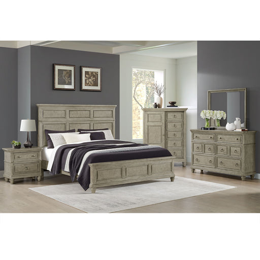 Whit-Ash - Panel Bedroom Set With Door Chest - Stylish Home Furniture