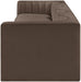 Rummi - Velvet Performance Fabric Upholstered 4 Piece Modular Sofa - Stylish Home Furniture