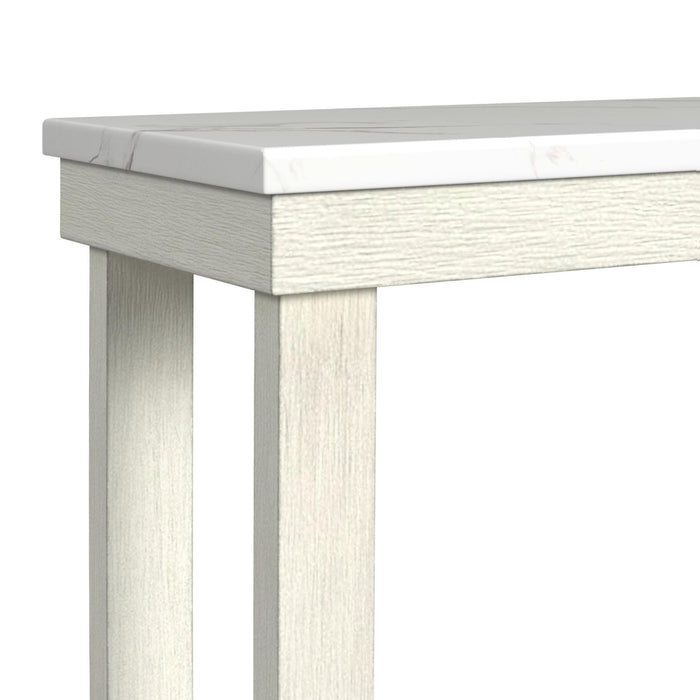 Catilin - Sofa Table - Brushed White - Stylish Home Furniture