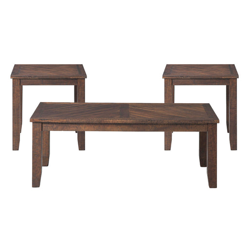 Jax - 3 Table Occasional Set - Dark Walnut - Stylish Home Furniture