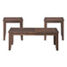 Jax - 3 Table Occasional Set - Dark Walnut - Stylish Home Furniture