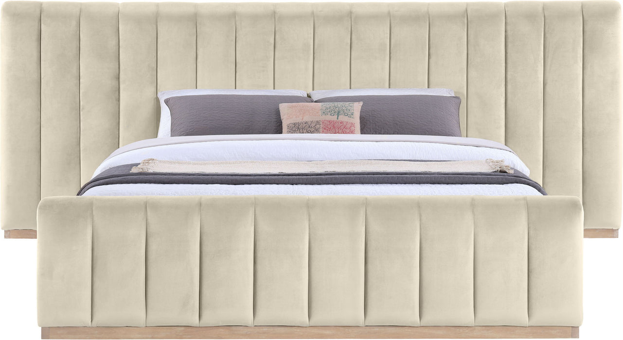 Amara - Velvet Upholstered Bed