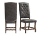 Gramercy - Tufted Tall Back Side Chair (Set of 2) - Chocolate - Stylish Home Furniture
