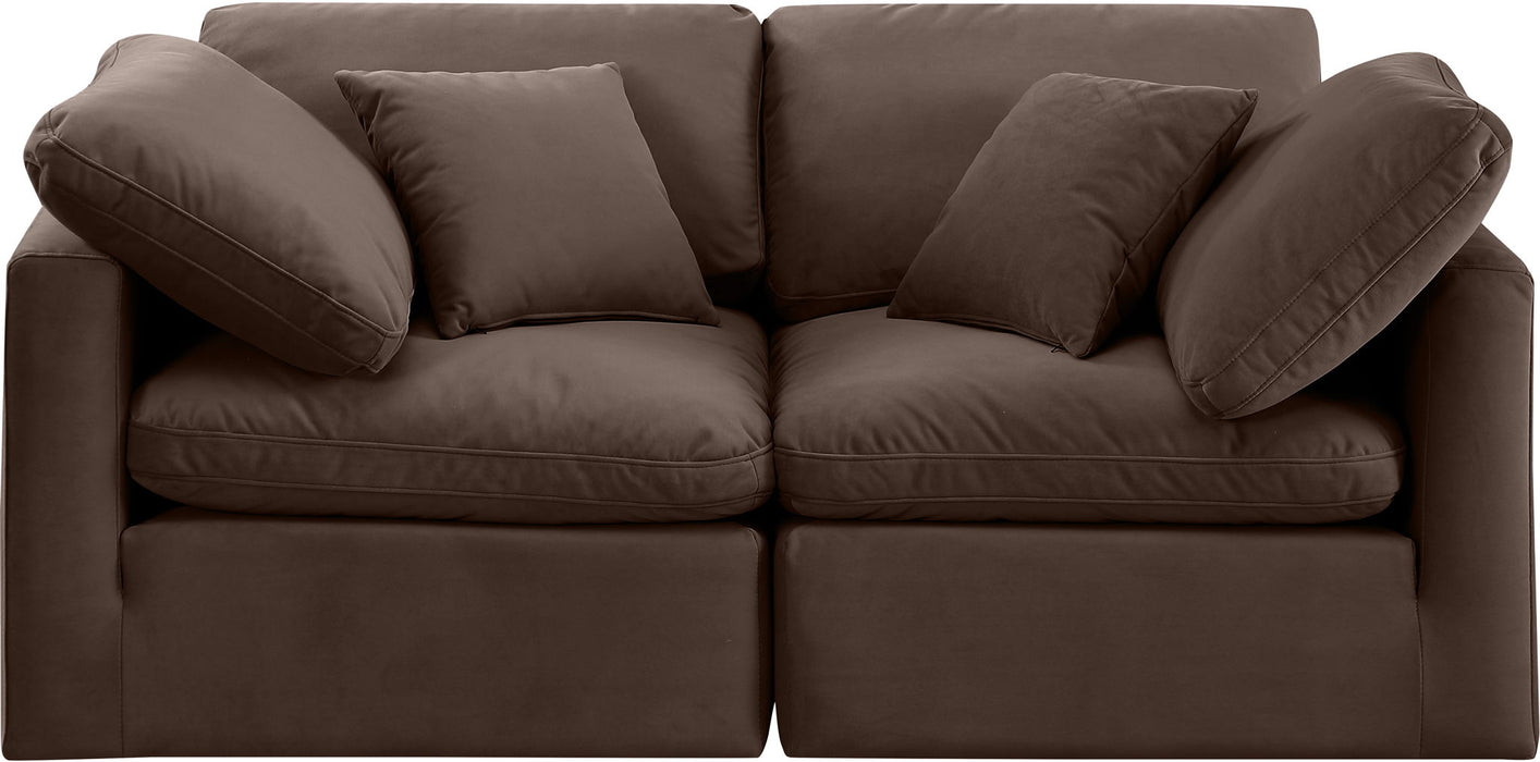 Indulge - Velvet 2 Seat Modular Sofa - Stylish Home Furniture