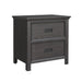 Hampton Kids - 2-Drawer Nightstand With Usb - Stylish Home Furniture