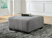 Birkdale Court - Oversized Accent Ottoman - Gray - Stylish Home Furniture