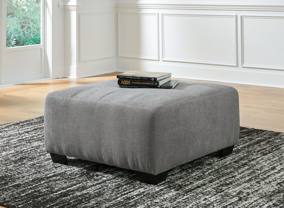 Birkdale Court - Oversized Accent Ottoman - Gray - Stylish Home Furniture