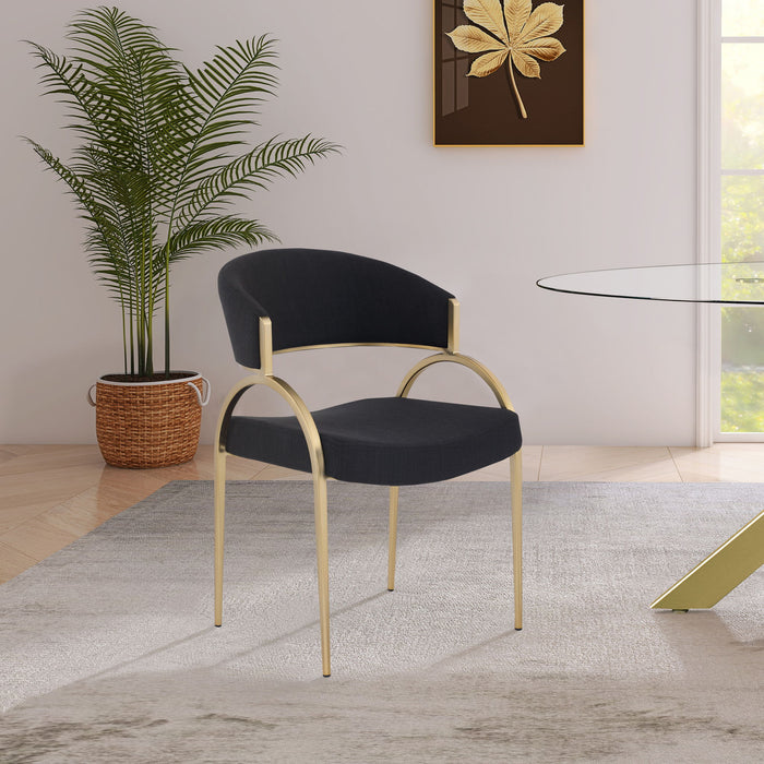 Privet - Dining Chair (Set of 2) - Gold Base
