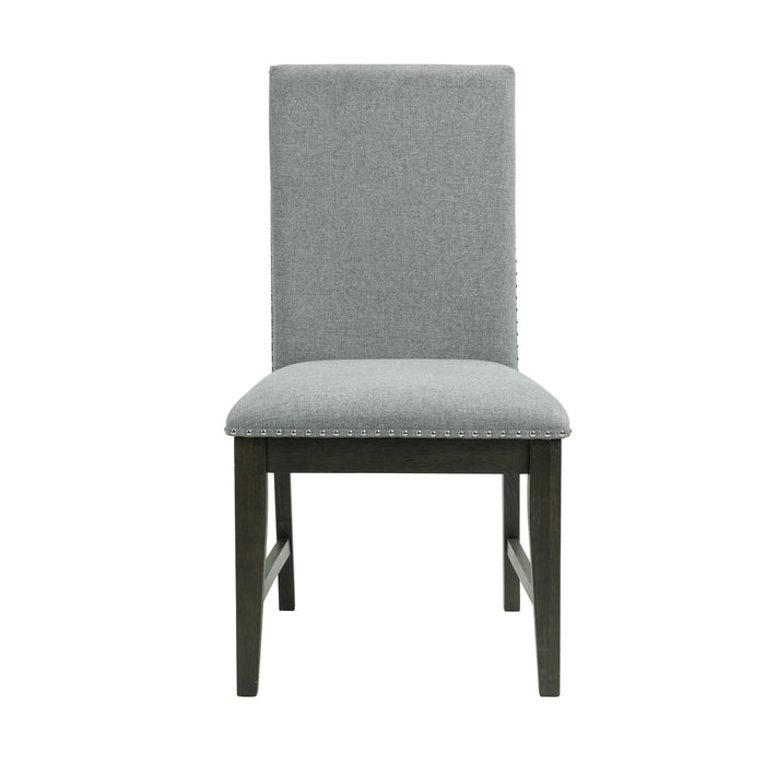 Donovan - Standard Height Side Chair (Set of 2) - Gray - Stylish Home Furniture