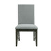 Donovan - Standard Height Side Chair (Set of 2) - Gray - Stylish Home Furniture