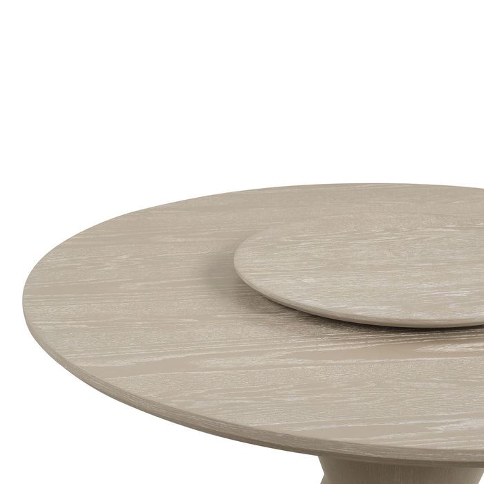 Gwendolyn - Round Table Top And Base - Beige - Stylish Home Furniture