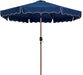 Amalfi - Aluminum Patio Umbrella - Black Base / Light Brown Pole - Stylish Home Furniture