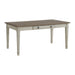 Farmington - Rectangular Dining Table - Medium Brown And Washed Stone - Stylish Home Furniture