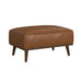 Destiny - Ottoman With Wood Base - Stylish Home Furniture
