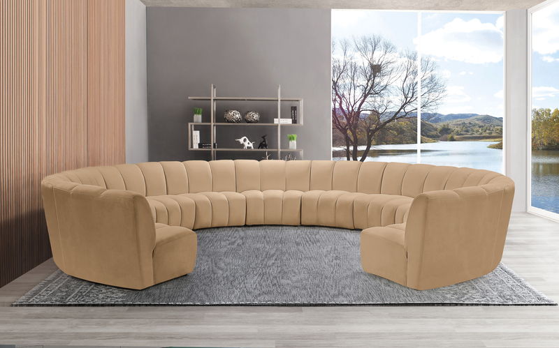 Infinity - 11 Piece Modular Sectional - Camel