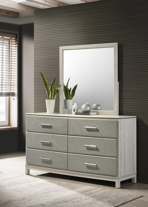 B261 - Mirror - Light Beige / Dove Gray