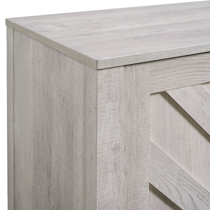 Eleanor - 70" TV Stand With Sliding Door - White - Stylish Home Furniture