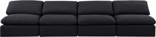 Indulge - Linen 4 Seat Modular Armless Sofa - Stylish Home Furniture