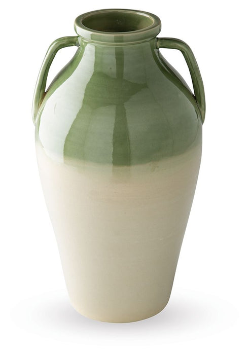 Andorbury - Vase - Green / Beige - Stylish Home Furniture