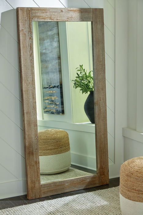 Waltleigh - Distressed Brown - Floor Mirror