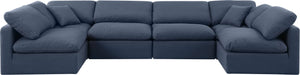 Indulge - Linen 6 Piece Modular U-Shaped Sectional - Stylish Home Furniture