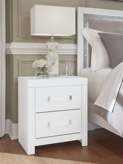 Maeling - Two Drawer Night Stand - Stylish Home Furniture