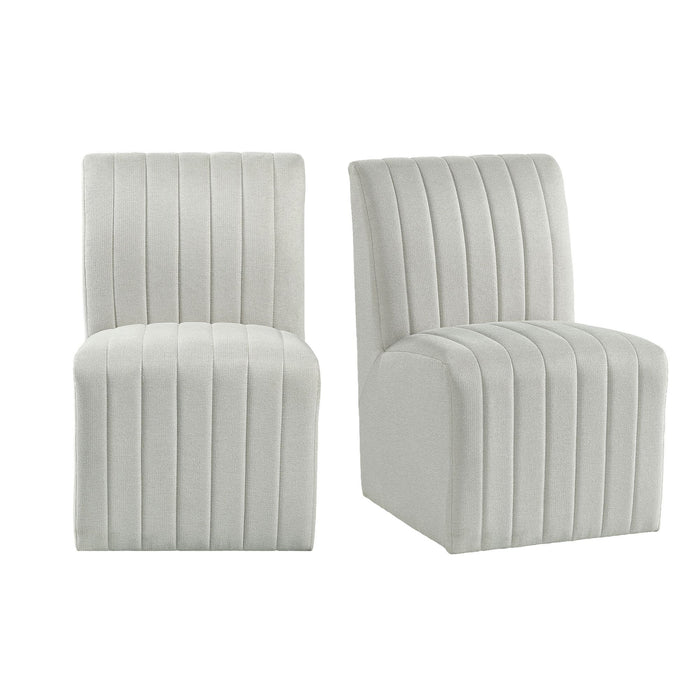 Jemma - Dining Side Chair (Set of 2) - Beige - Stylish Home Furniture