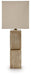 Laddner - Poly Table Lamp - Beige - Stylish Home Furniture