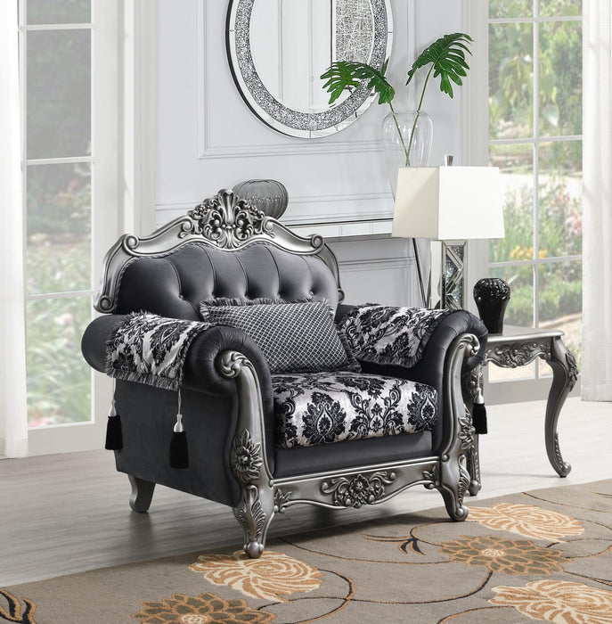 U206 - Traditional Chair - Gray