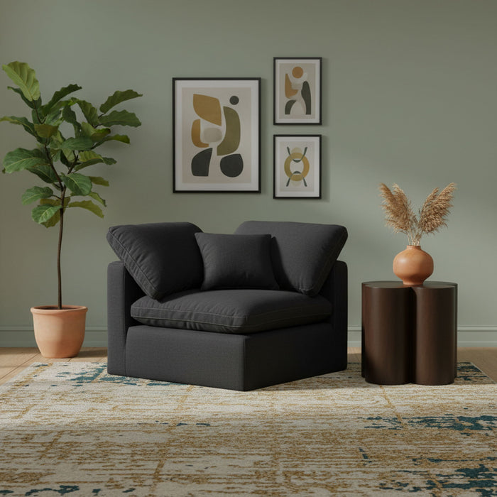 Indulge - Linen Corner Chair - Stylish Home Furniture