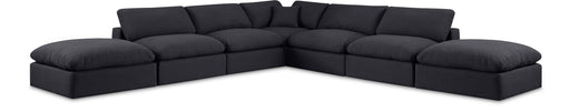 Comfy - 7 Piece Linen Modular Corner Sectional