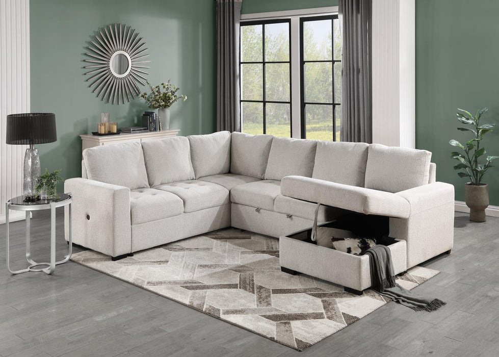 U278 - 3 Piece Sectional - Linen