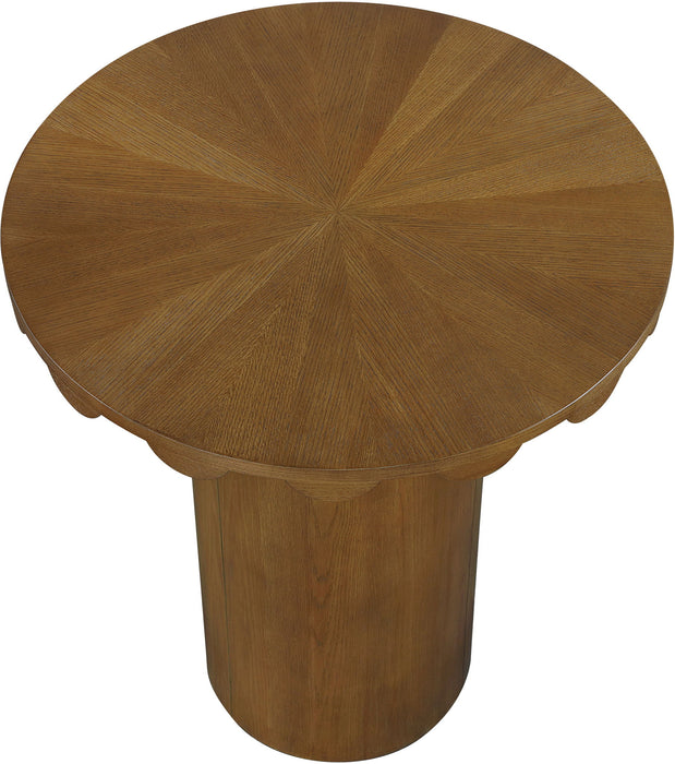 Dahlia - Solid Wood And Natural Cane Table