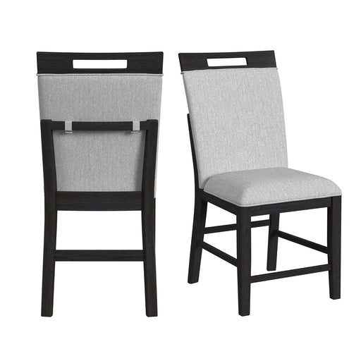 Transcend - Counter Side Chair (Set of 2) - Charcoal - Stylish Home Furniture