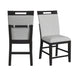 Transcend - Counter Side Chair (Set of 2) - Charcoal - Stylish Home Furniture