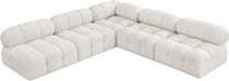 Ames - 5 Piece Fabric Modular Corner Sectional - Stylish Home Furniture