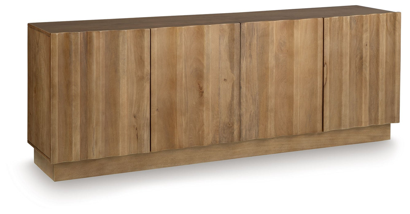 Timkins - Accent Cabinet - White Washed - Stylish Home Furniture