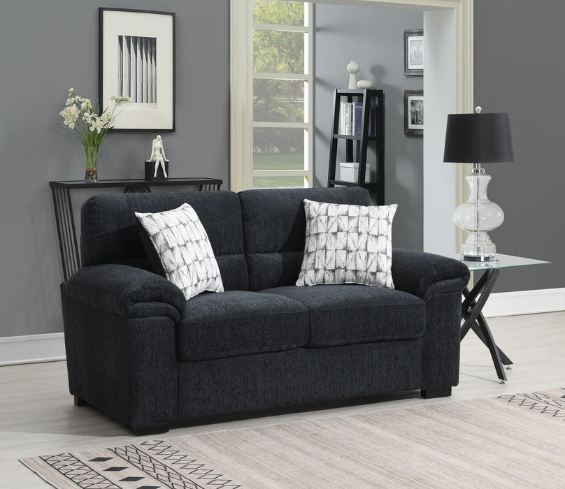 U451 - Loveseat - Charcoal