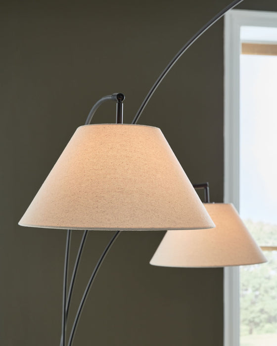 Gibbswellner - Metal Arc Lamp - Black - Stylish Home Furniture