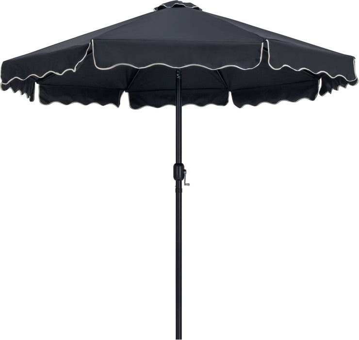 Amalfi - Aluminum Patio Umbrella - White Base / Black Pole - Stylish Home Furniture