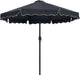 Amalfi - Aluminum Patio Umbrella - White Base / Black Pole - Stylish Home Furniture