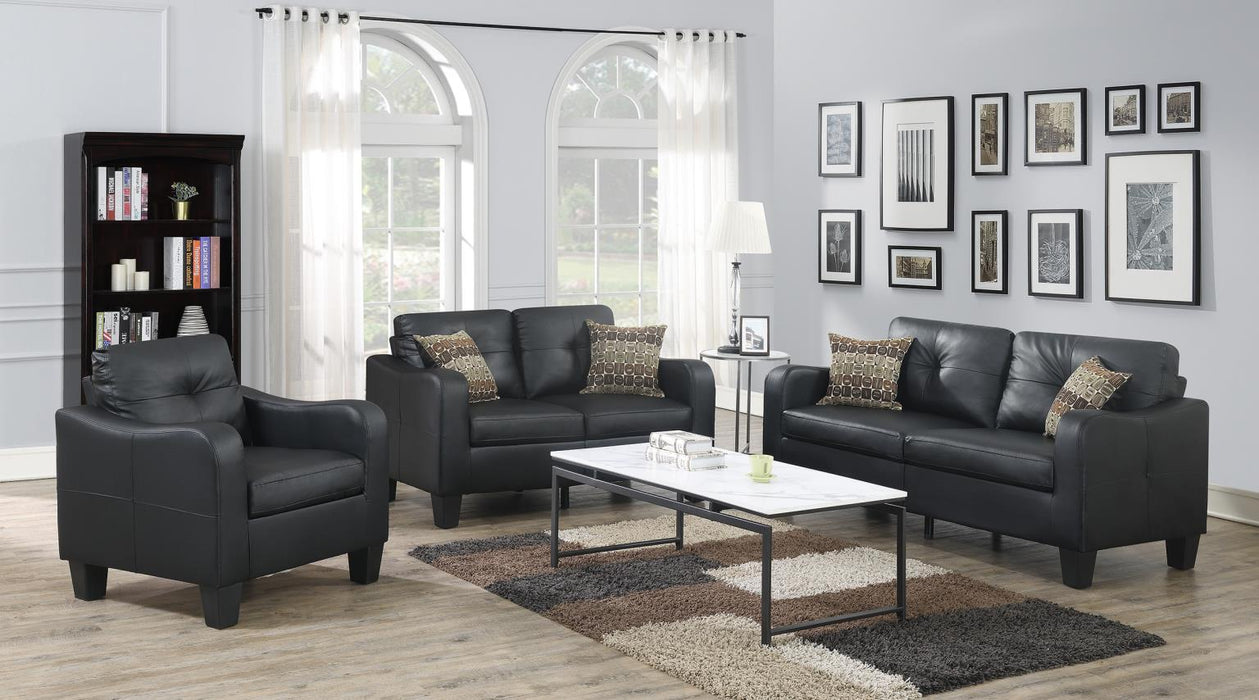 U434 - Loveseat - Black