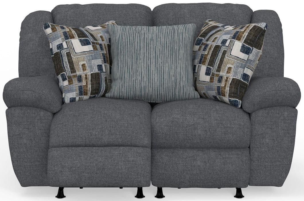 Trifecta - Dual Rocking Reclining Loveseat - Smoke