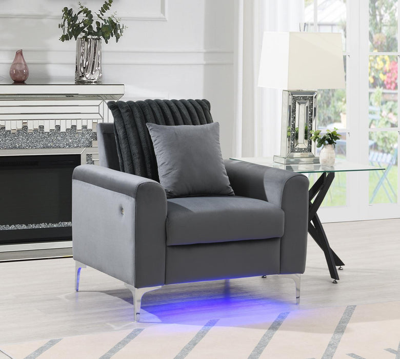 U481 - LED Chair - Gray