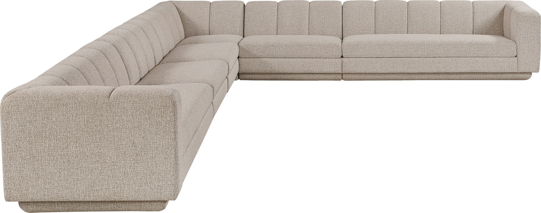 Modari - Sectional - Beige - Stylish Home Furniture