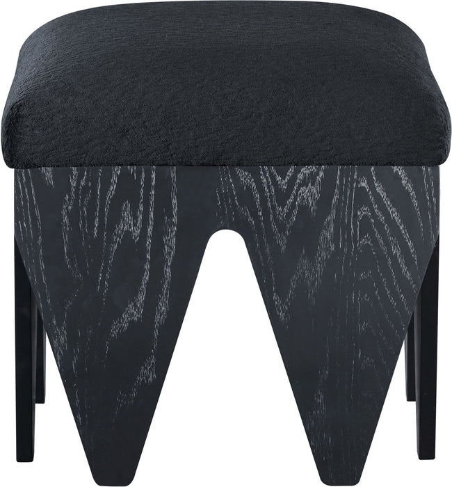 Altair - Fabric Bench - Black Base