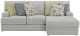 Stockbridge - Sectional With Comfort Coil Seating And 9 Accent Pillows Included - Stylish Home Furniture
