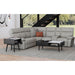 Lanette - End Table With White Marble Top - Black - Stylish Home Furniture
