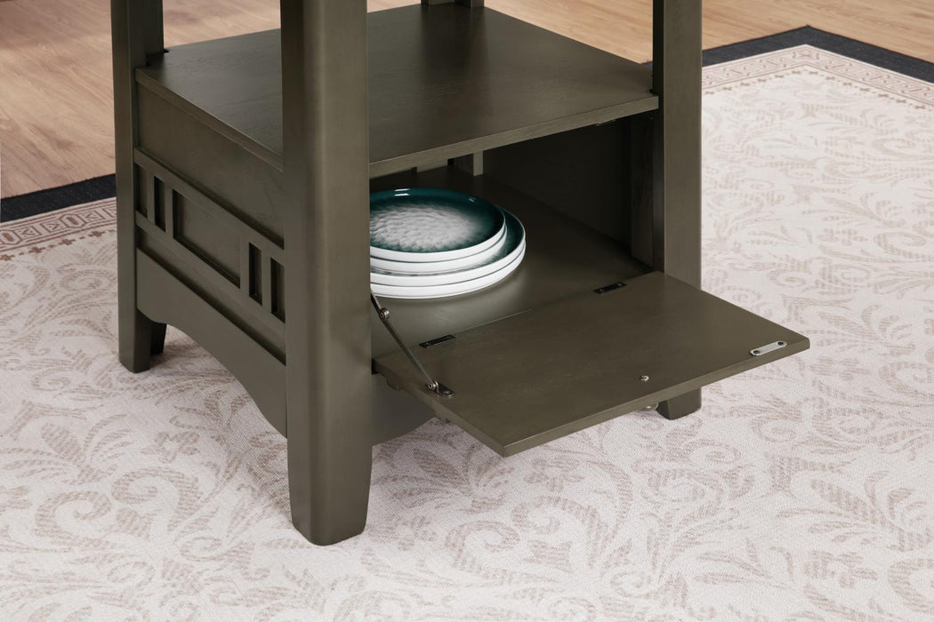 D152 - 5 Piece Dining Room Set (Dining Table & 4 Side Chairs) - Dark Brown